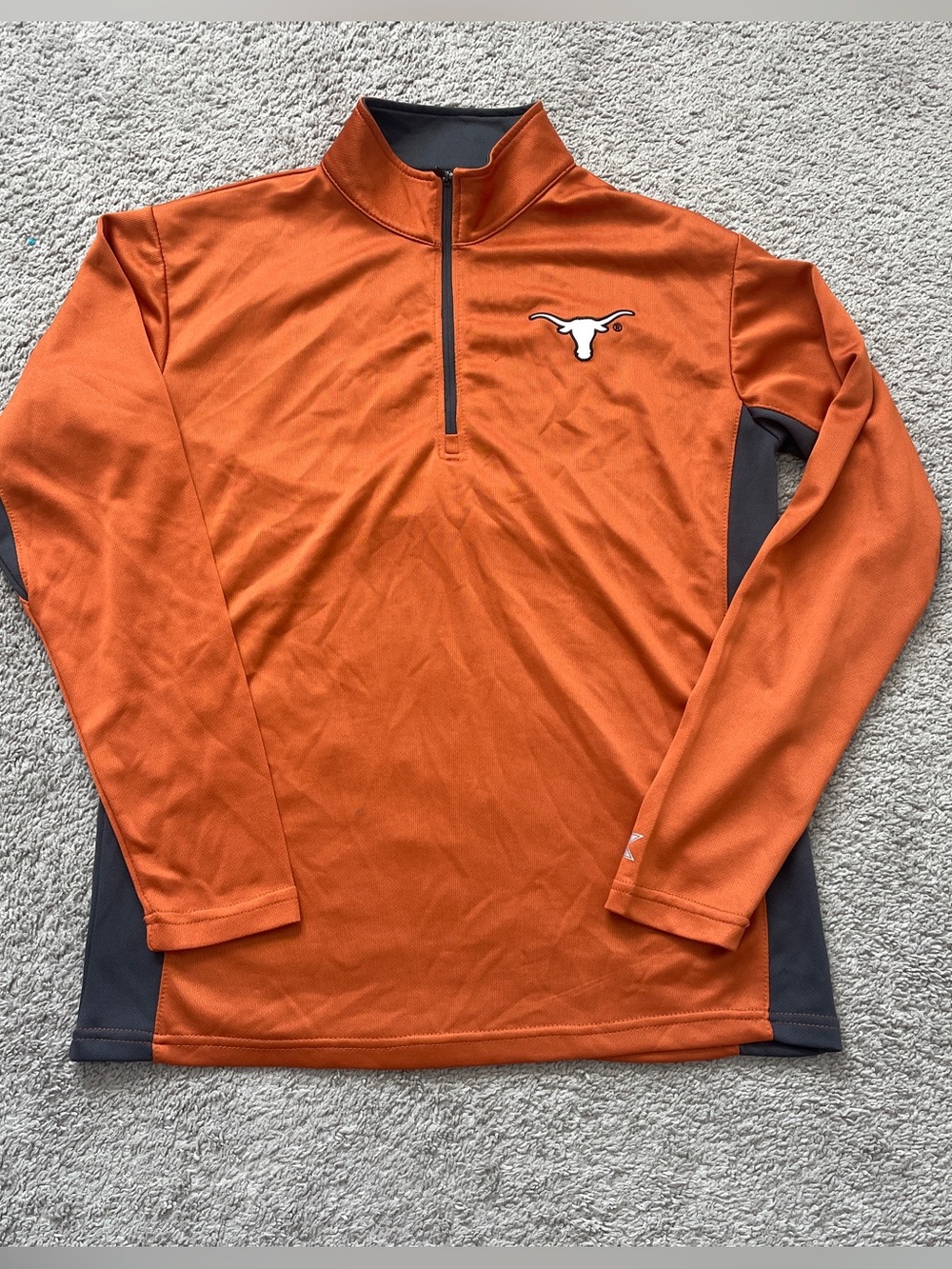 Texas Longhorns 1/4-Zip Performance Pullover Colosseum Men’s Small